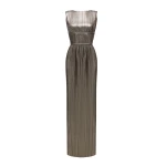 Rasario-Pleated-Maxi-Dress-Trimmed-With-Edging Rasario Pleated Maxi Dress Trimmed With Edging