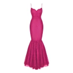 Rasario-Rhinestone-Tulle-Maxi-Dress-With-Train Rasario Rhinestone Tulle Maxi Dress With Train