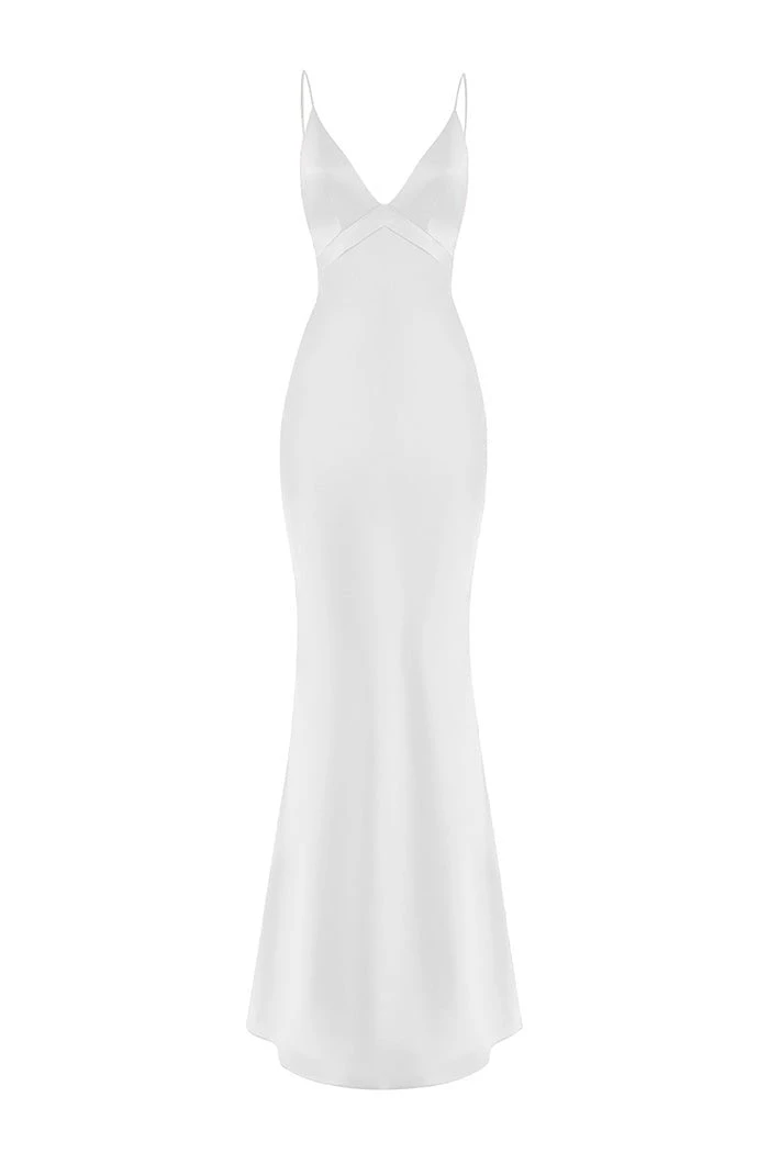 Rasario-Satin-Maxi-Dress Rasario Satin Maxi Dress