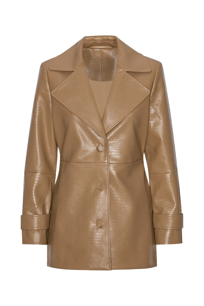 Rotate-Birger-Christensen-Textured-Fitted-Jacket-Brown28021_nobg Rotate Birger Christensen