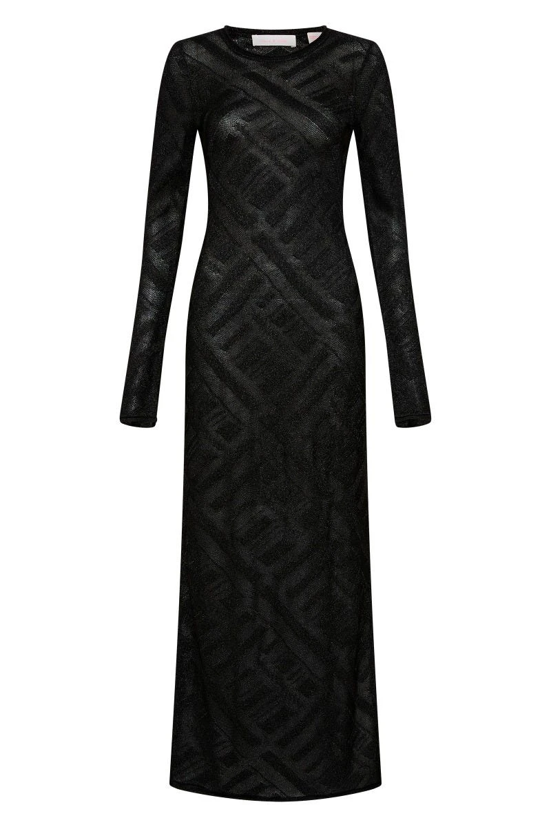 Sass and Bide Sheer Geo Knit Dress Sass and Bide