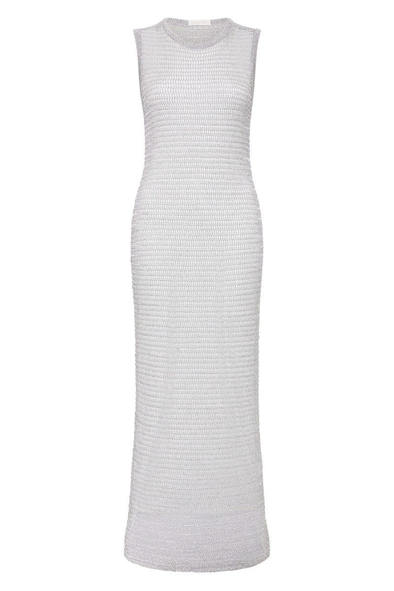 Sass and Bide Temptress Metallic Knit Tube Dress Sass and Bide