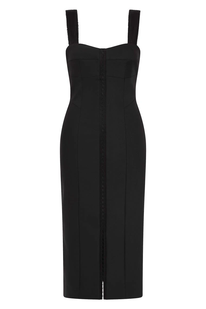 Sass and Bide The Donatella Fitted Midi Dress Sass and Bide