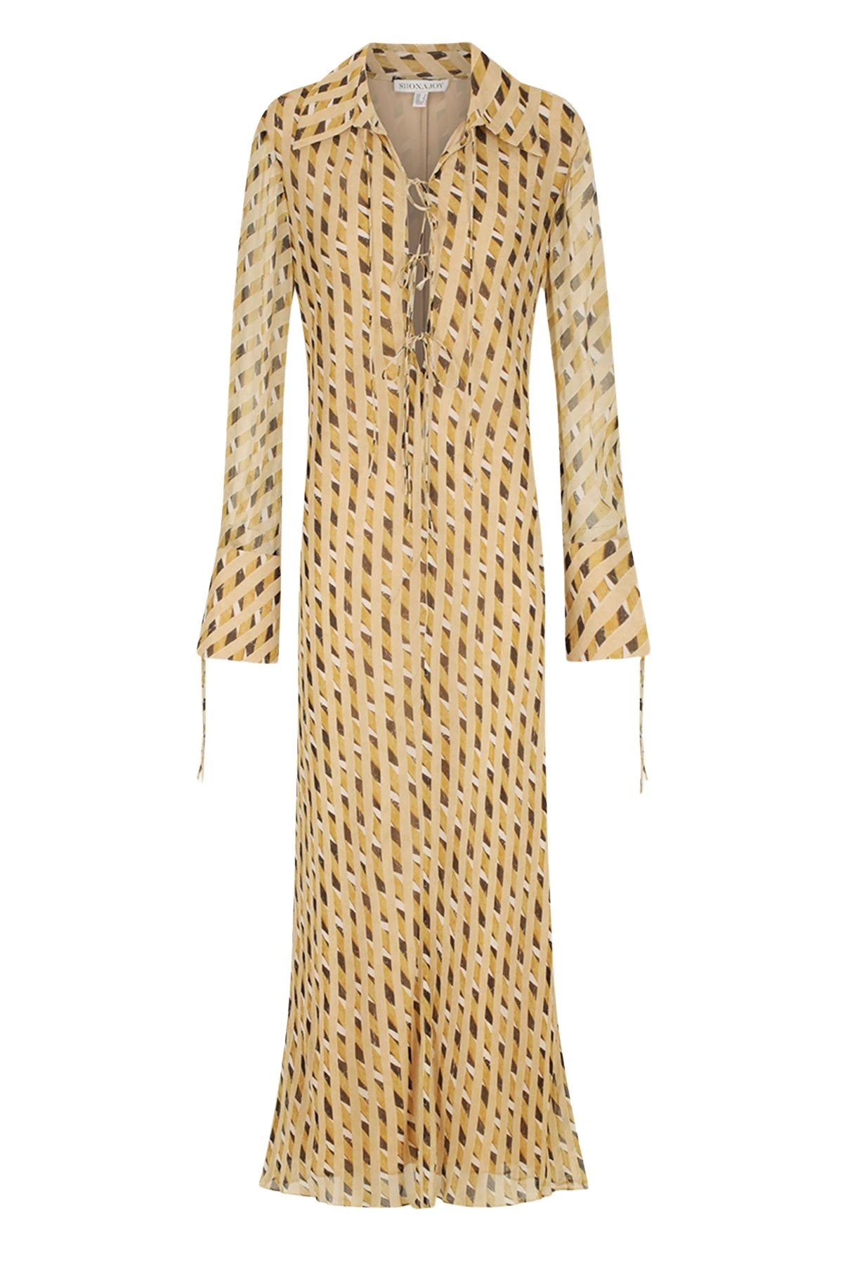 Shona-Joy-Axel-Shirt-Tie-Maxi-Dress18196_nobg Axel Shirt Tie Maxi Dress - Image 1