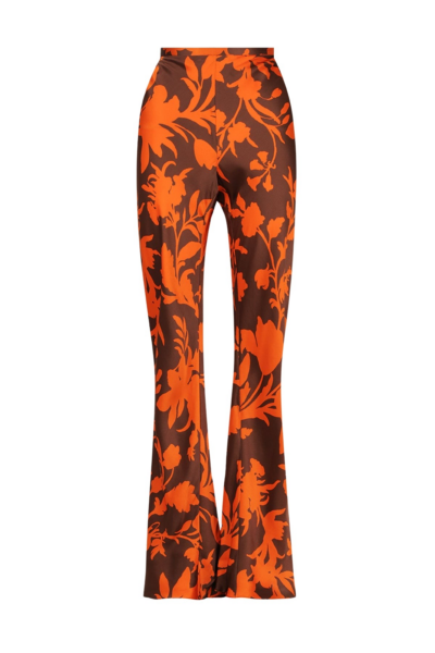 Flora Silk Bias Cut Pant