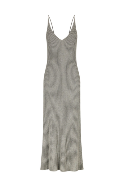 Harlem Slip Midi Dress - Ash