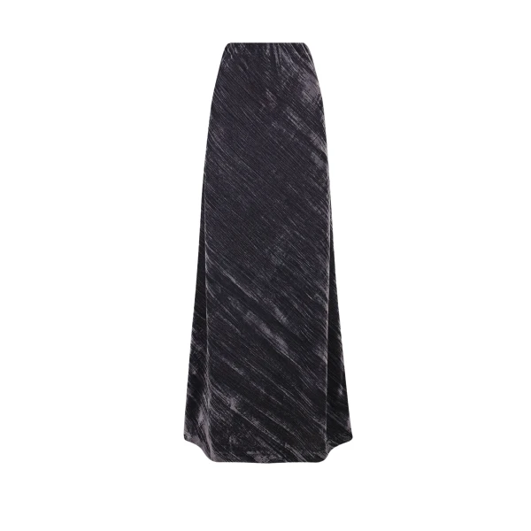 Holli Bias Cut Maxi Skirt - Dark Ash