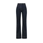 Rita Pintuck Straight Leg Jean - Deep Indigo