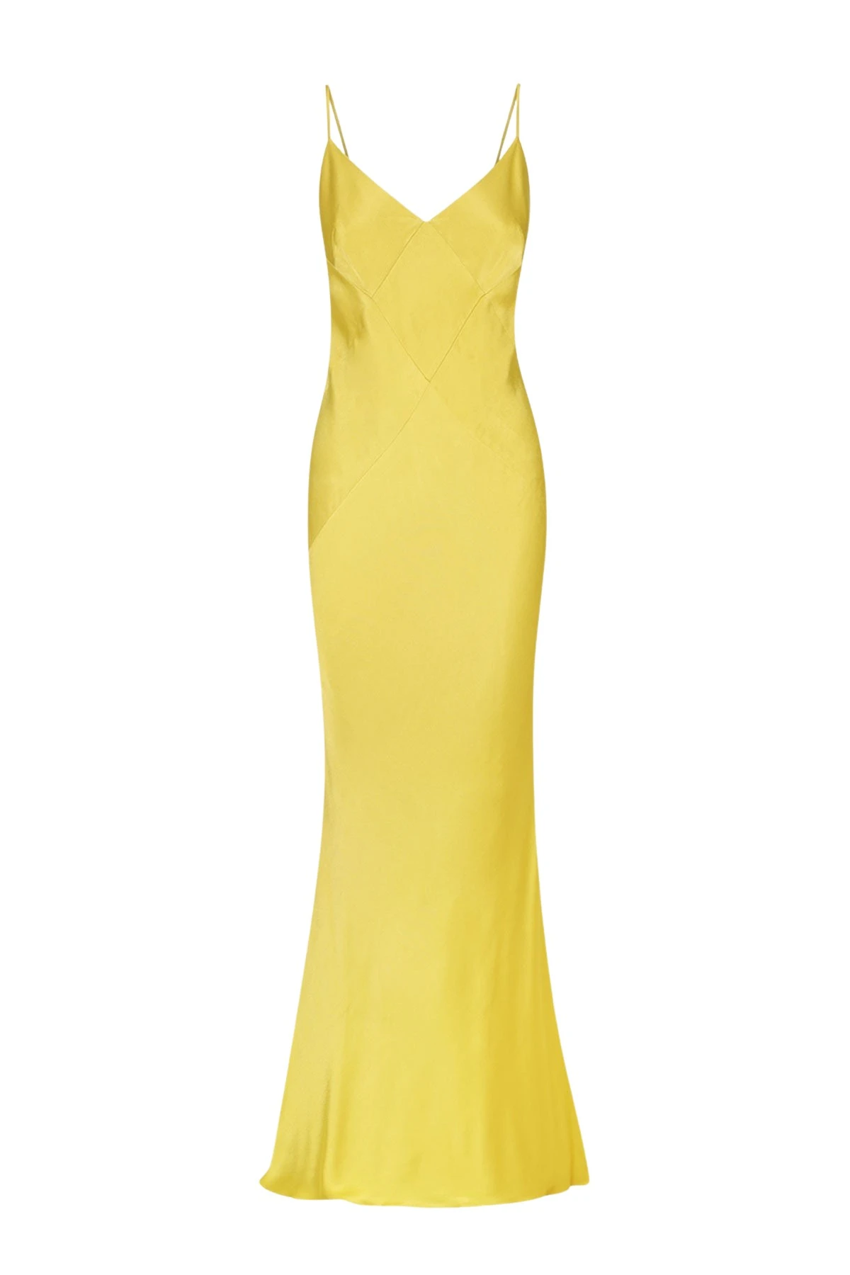 Shona-Joy-Sofia-Spliced-Maxi-Dress-Lime73069_nobg Sofia Spliced Maxi Dress - Lime - Image 1