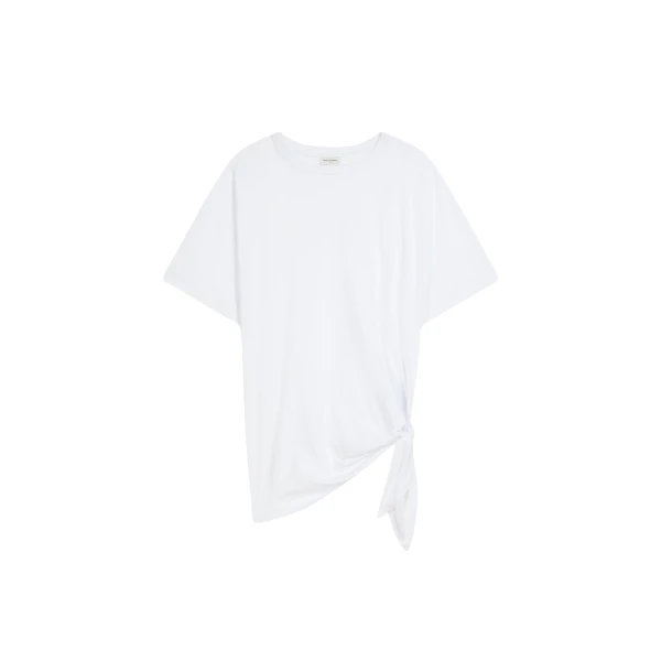 Draped knot tee