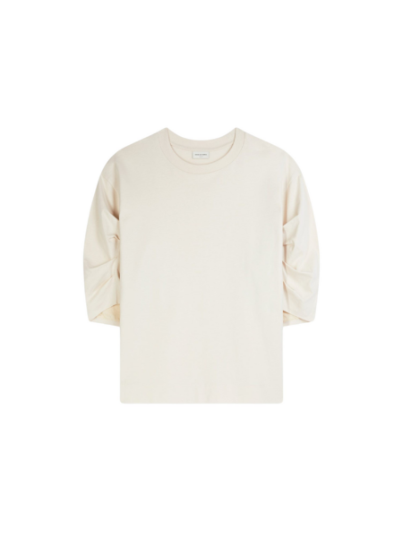Draped sleeve tee