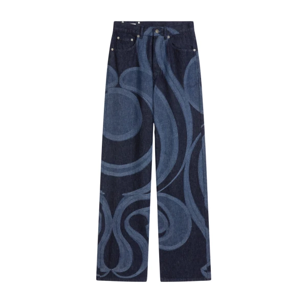 Embroidered jeans