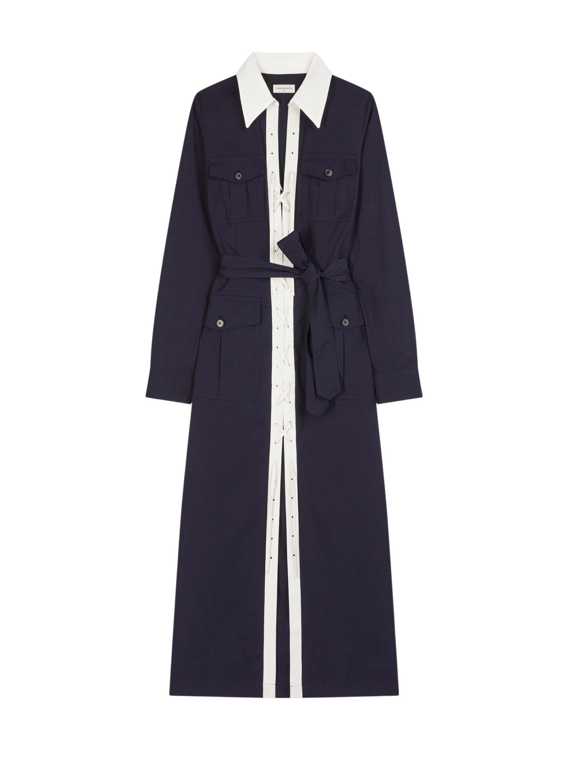 Dries-Van-Noten-Laced-shirt-dress-4-scaled69463_nobg Laced shirt dress - Image 1