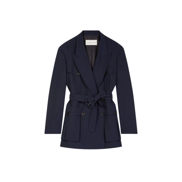 Oversized belted coat