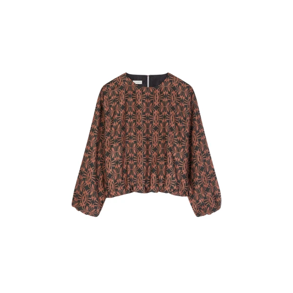 Silk cocoon top