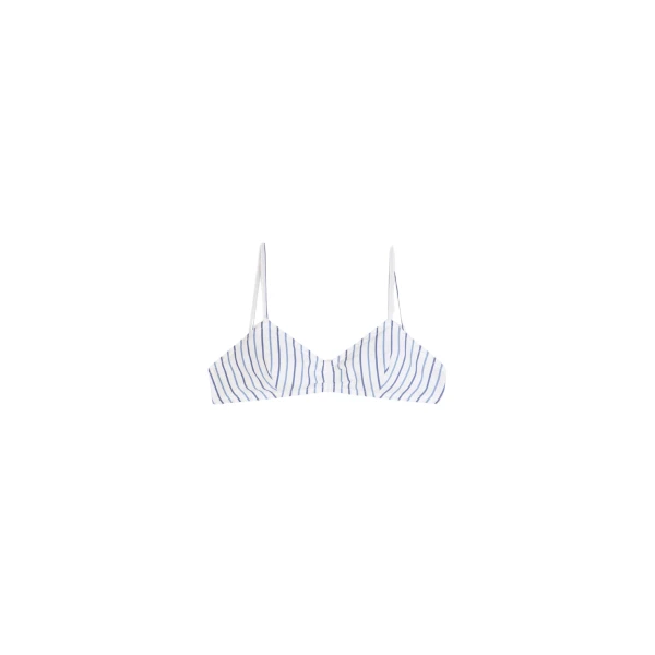 Striped bra top