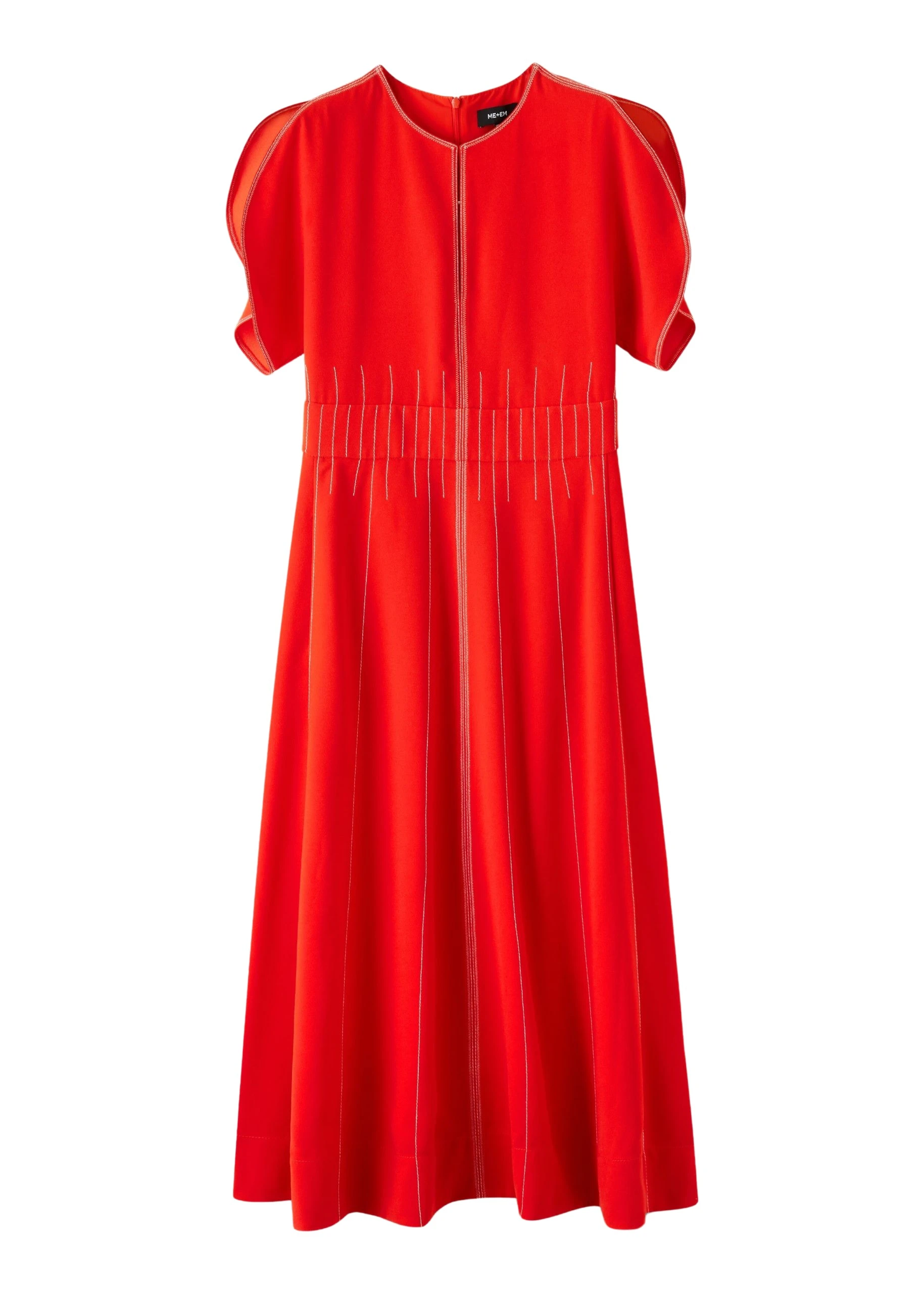 Me-and-Em-Contrast-Stitch-Midi-Dress-6-scaled75508_nobg Contrast Stitch Midi Dress - Image 1
