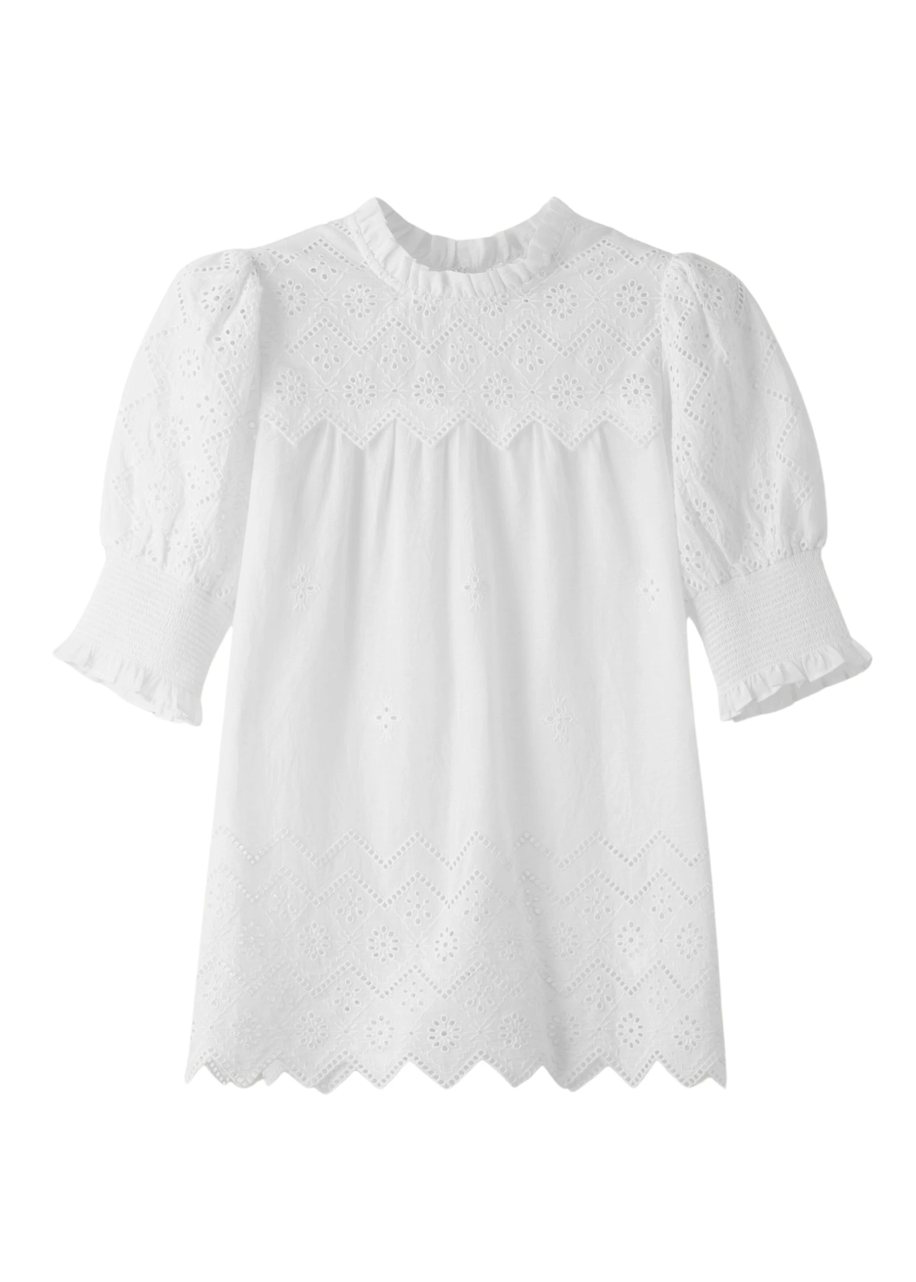 Me-and-Em-Cotton-Broderie-Highneck-Top-scaled59701_nobg Cotton Broderie Highneck Top - Image 1