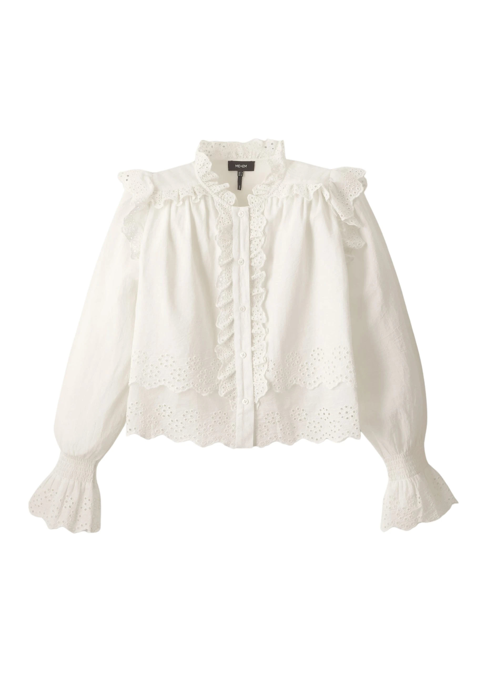 Me-and-Em-Cotton-Broderie-Ruffle-Cropped-Top-scaled43159_nobg Cotton Broderie Ruffle Cropped Top - Image 1