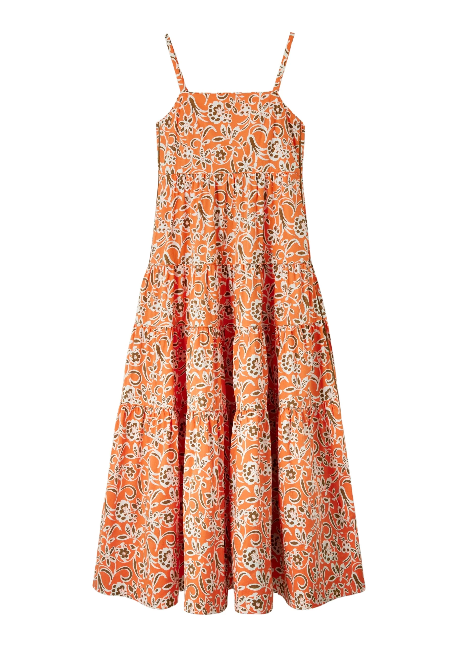 Me-and-Em-Cotton-Graphic-Floral-Print-Full-Length-Dress-scaled42054_nobg Cotton Graphic Floral Print Full-Length Dress - Image 1