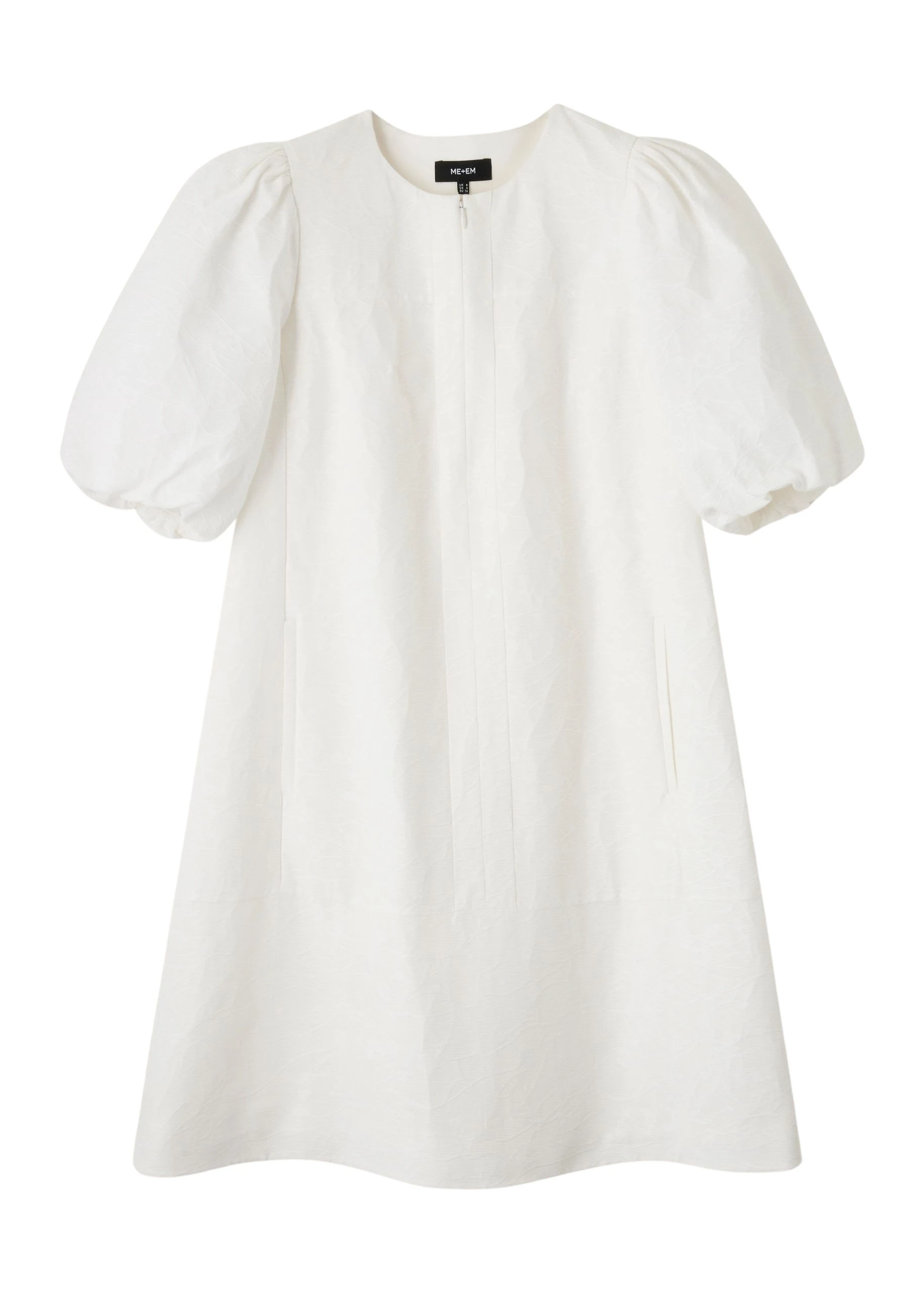 Me-and-Em-Cotton-Jacquard-Short-Shift-Dress-scaled55404_nobg Cotton Jacquard Short Shift Dress - Image 1