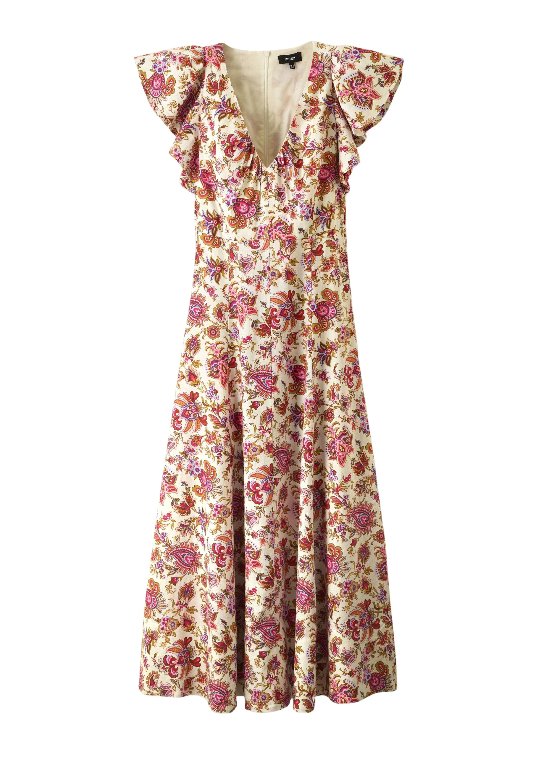 Me-and-Em-Creaseless-Linen-Paisley-Print-Maxi-Dress-scaled53698_nobg Creaseless Linen Paisley Print Maxi Dress - Image 1