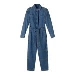 Denim Jumpsuit + Belt