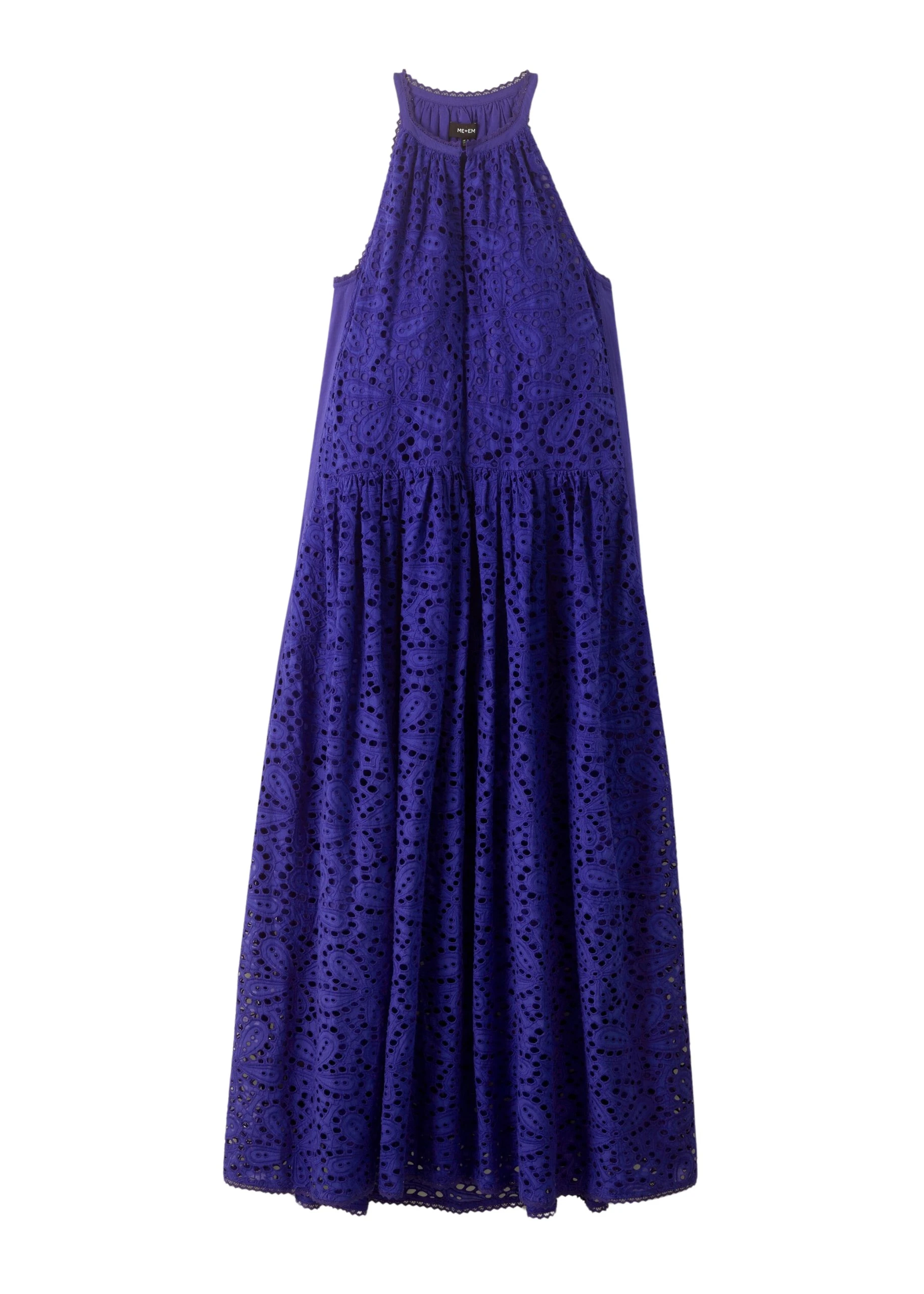 Me-and-Em-Lace-Flower-Broderie-Halterneck-Maxi-Dress-scaled44289_nobg Lace Flower Broderie Halterneck Maxi Dress - Image 1