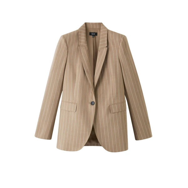 Lightweight Pinstripe Blazer