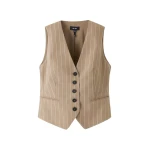 Lightweight Pinstripe Tailored Vest