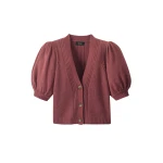 Merino Cashmere Silk Lofty Cardigan