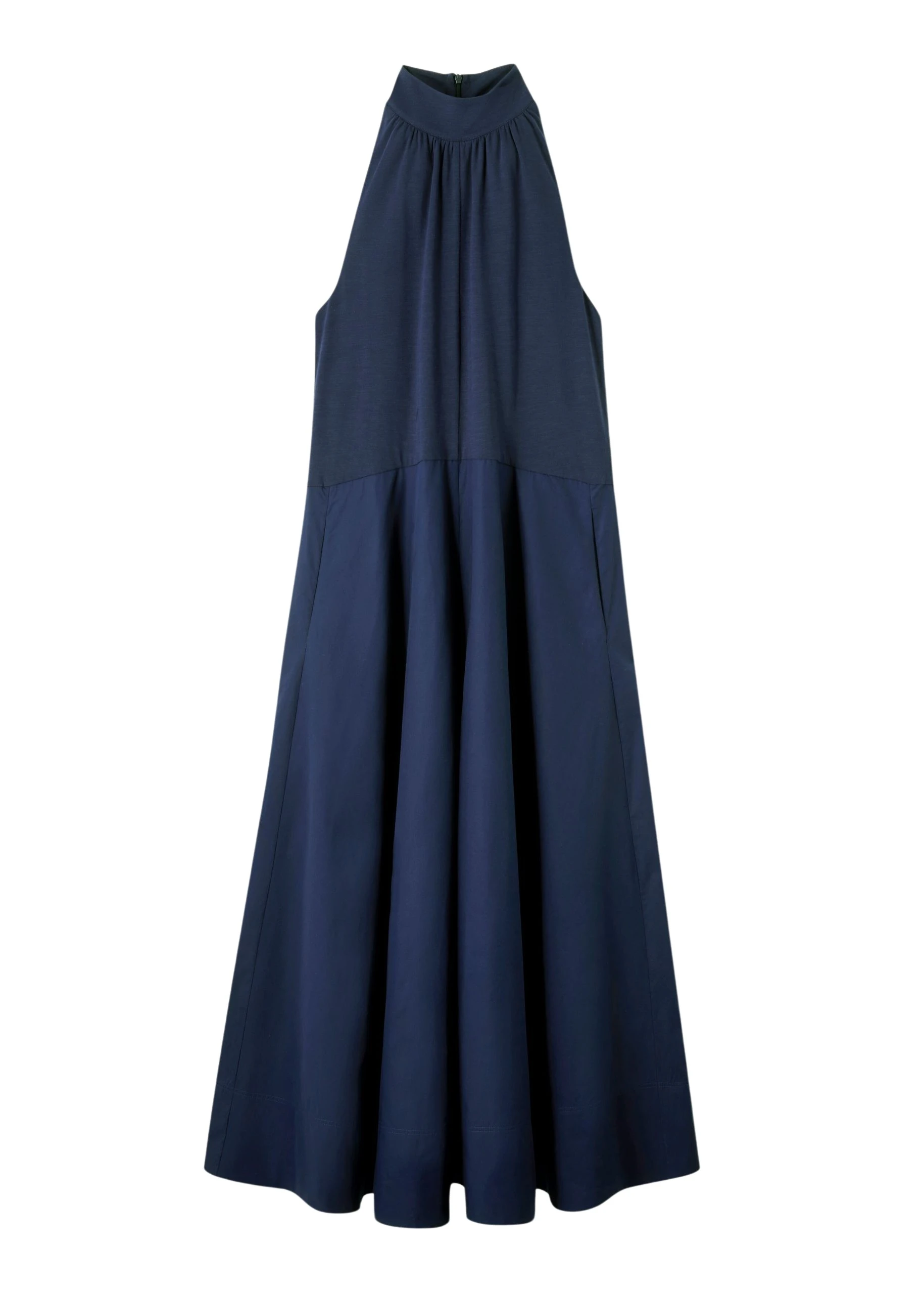 Me-and-Em-Mixed-Media-Halterneck-Maxi-Dress-scaled98980_nobg Mixed Media Halterneck Maxi Dress - Image 1