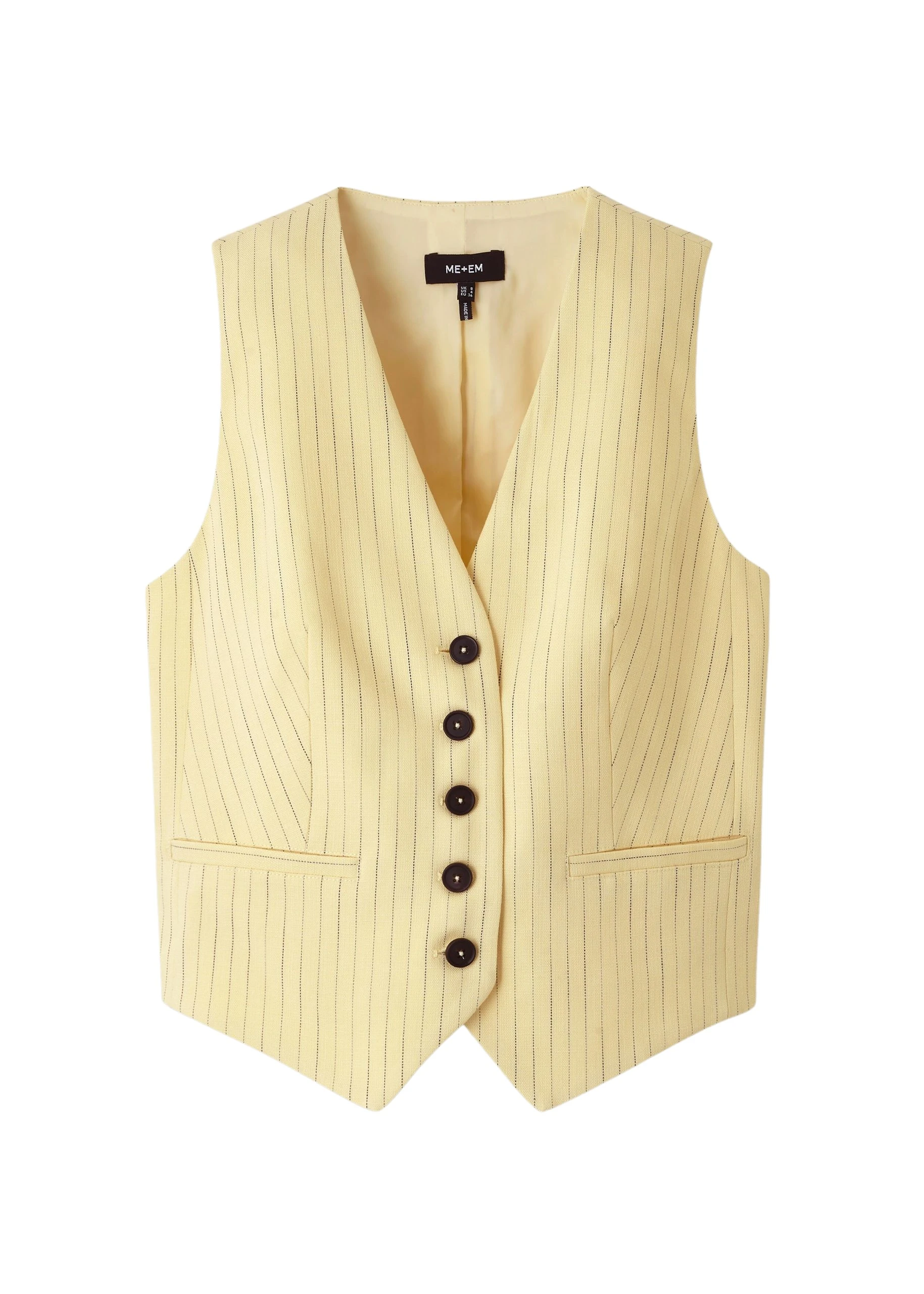 Me-and-Em-Pinstripe-Tailored-Vest-scaled15207_nobg Pinstripe Tailored Vest - Image 1