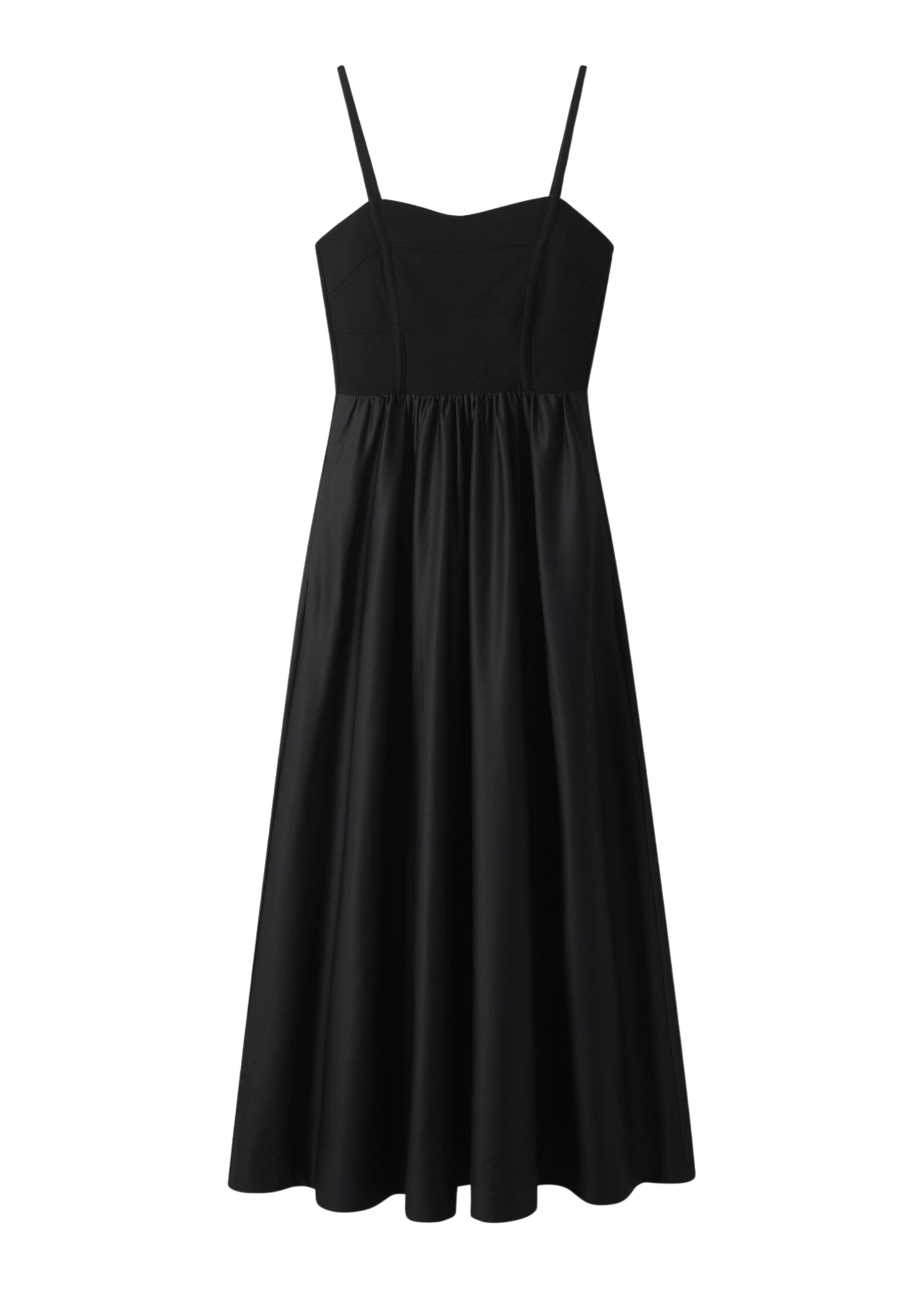 Me-and-Em-Seam-Detail-Mixed-Media-Maxi-Dress-scaled93169_nobg Seam Detail Mixed Media Maxi Dress - Image 1