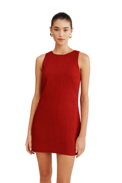 Ellen Mini Dress - Cherry