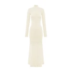Posse-The-label-Romy-High-Neck-Dress-Cream30257_nobg