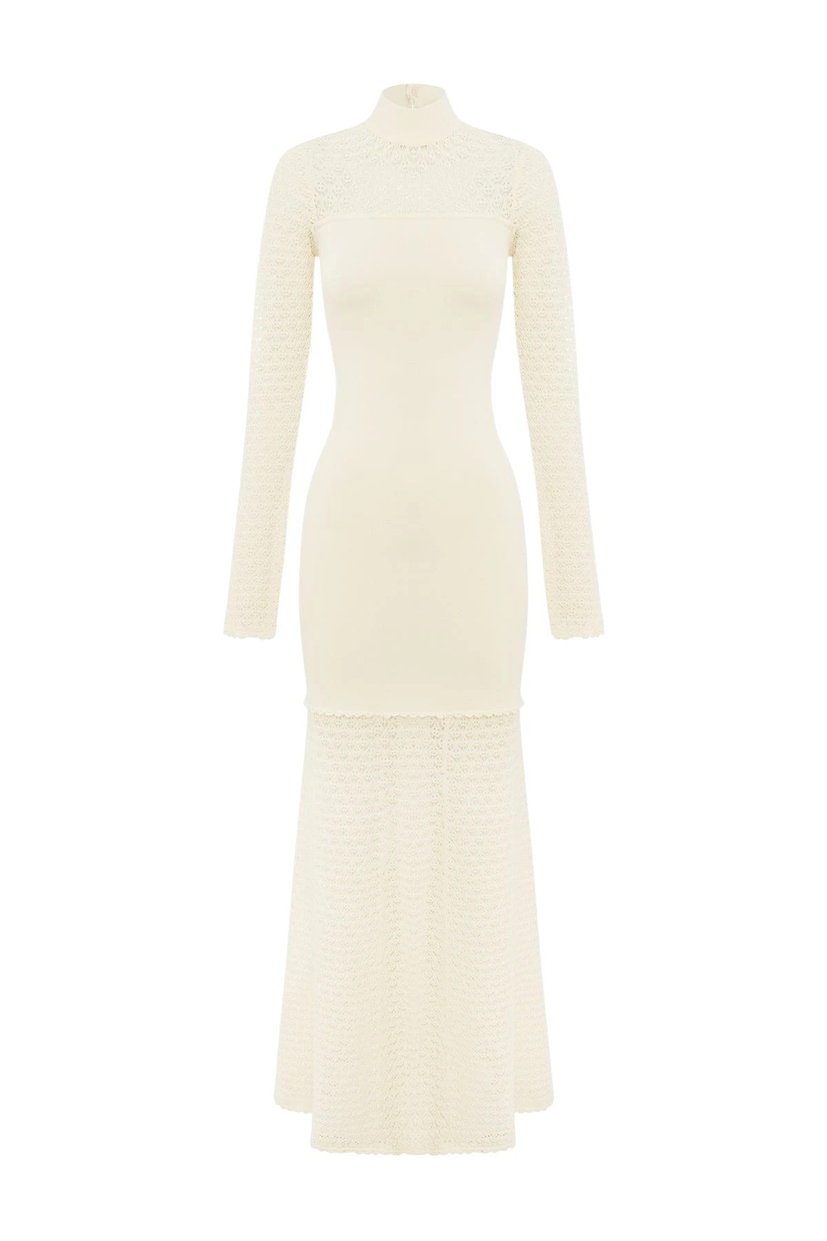 Posse-The-label-Romy-High-Neck-Dress-Cream30257_nobg Romy High Neck Dress - Cream - Image 1