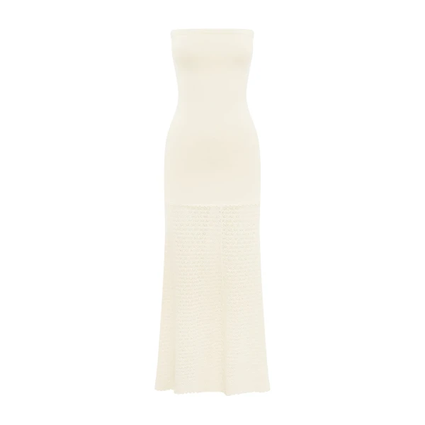 Romy Strapless Dress - Cream