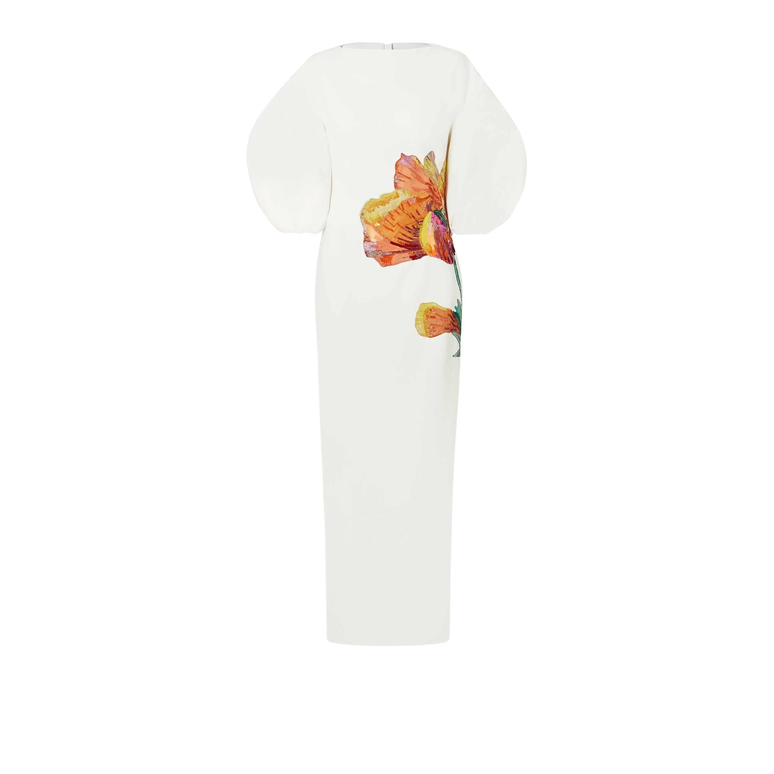 Safiyaa-Amira-Ivory-Poppy-Field-Embroidery-Long-Dress-596395_nobg Amira Ivory & Poppy Field Embroidery Long Dress - Image 1