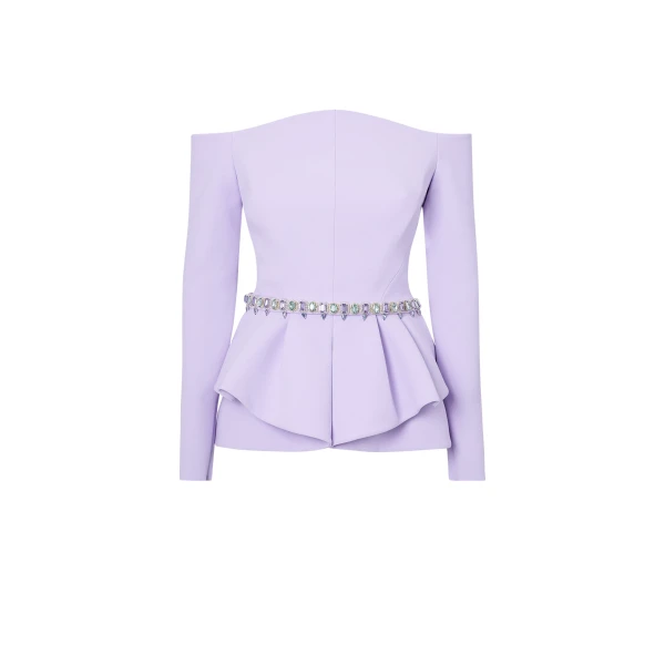 Brien Verbena Embroidered Top