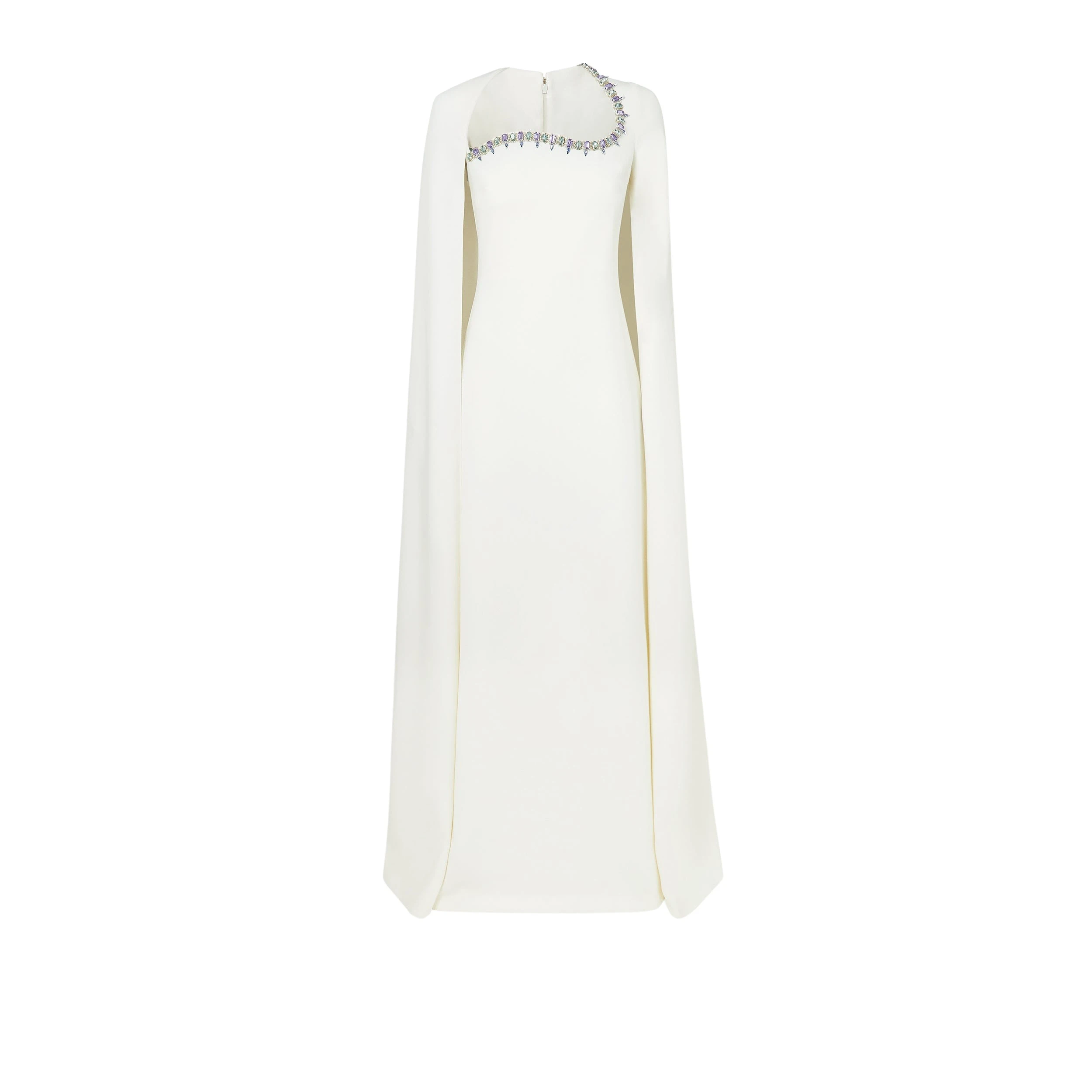 Safiyaa-Mattia-Ivory-Long-Dress-512696_nobg Mattia Ivory Long Dress - Image 1