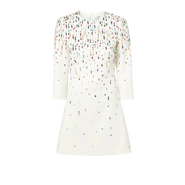 Renalle Ivory Short Dress