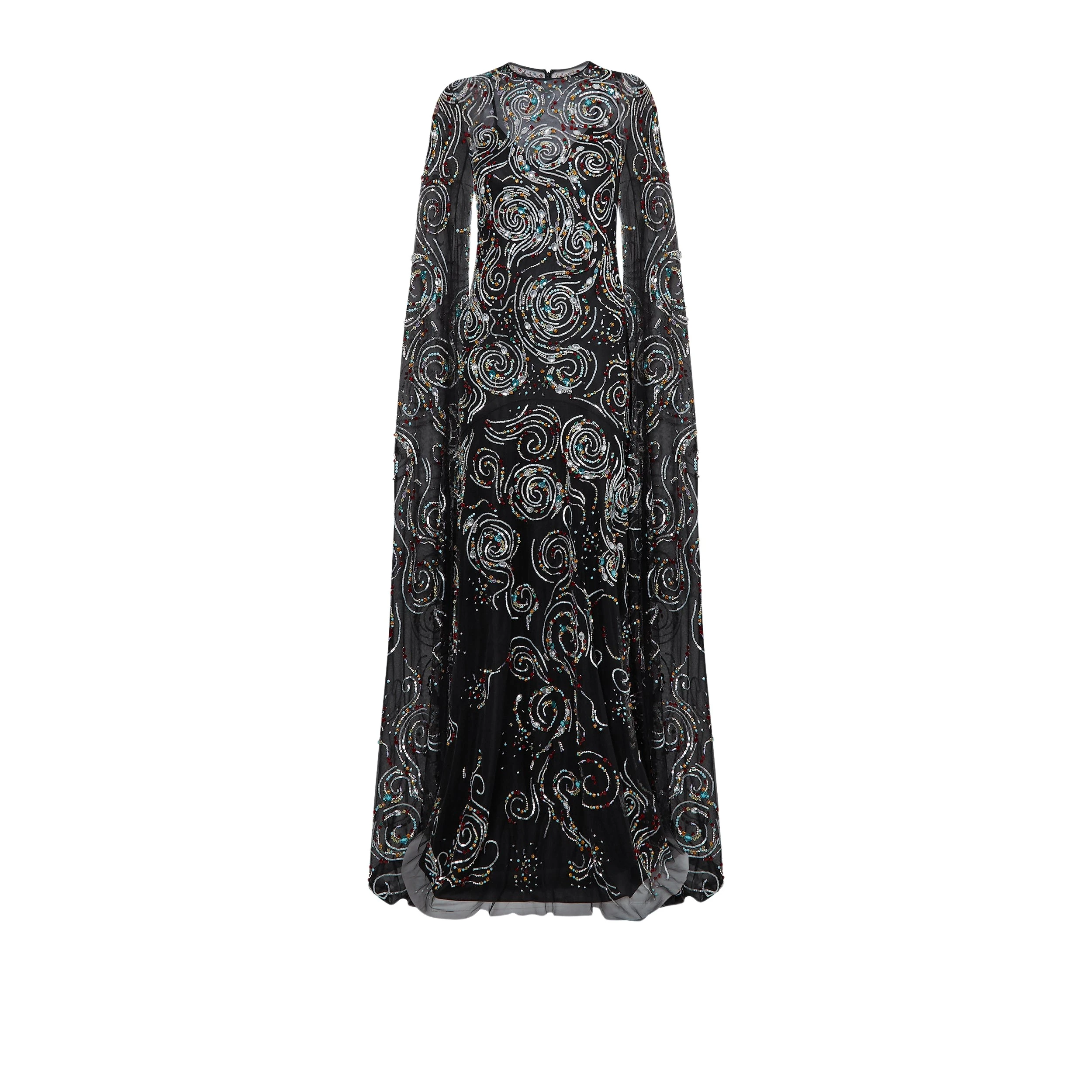 Safiyaa-Talina-Black-Long-Dress-519146_nobg Talina Black Long Dress - Image 1