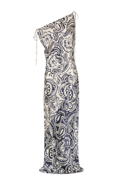 Anthea Silk Tie Maxi Dress