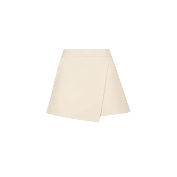 Irena Wrap Detail Skort - Rice