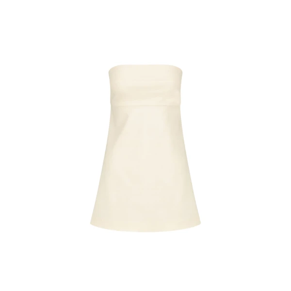 Lani Strapless Mini Dress - Rice