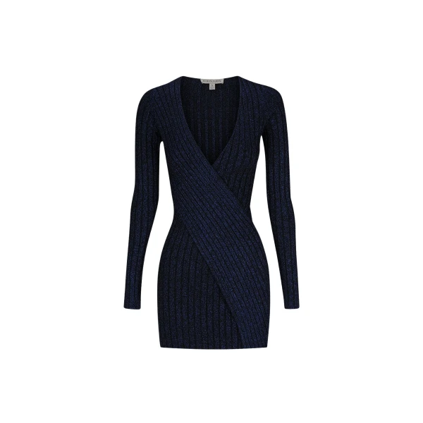 Livia Long Sleeve Mini Dress - Night Sky