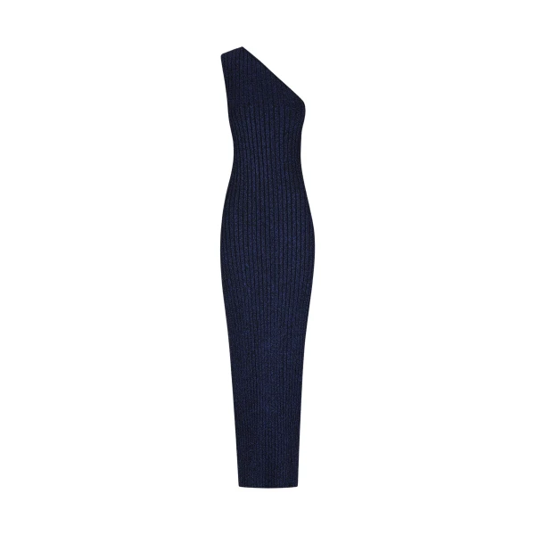 Livia One Shoulder Maxi Dress - Night Sky