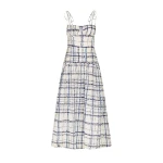 Niko Gathered Bubble Midi Dress