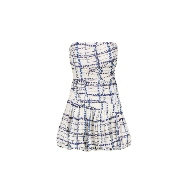 Niko Strapless Bubble Mini Dress